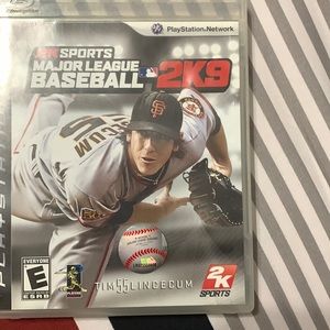 2k sports, Major League Baseball 2k9, playstation3 game